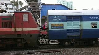 16606 Ernad Express Skipping Ernakulam Town  with  22661Erode WAP4