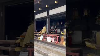 東寺　お坊さんが加持祈祷中！