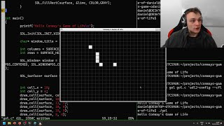 Coding Game of Life in C from Scratch | Graphics | Ep. 1