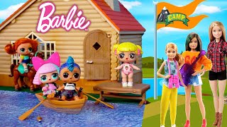 Barbie LOL Family Camp Adventures with Baby Goldie & Punk Boy - Full Movie