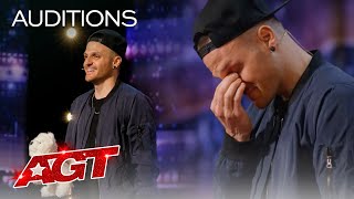 Early Release: Dustin Tavella Performs Heartwarming Magic - America's Got Talent 2021