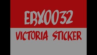 EBX0032 - VICTORIA STICKER