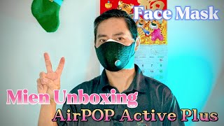 Mien Unboxing AirPOP Active Plus mask