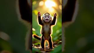 This Monkey’s Reaction Was Totally Unexpected when he touched the monkey honeymoon ki video animals