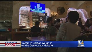 Boston Voters Weigh In On Fiery Democratic Debate