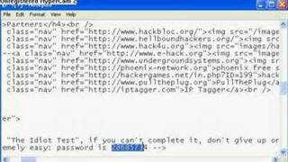 Hack This Site Level 1
