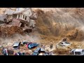 Chaos in Italy!! Flood in Bologna, houses and vehicles sank