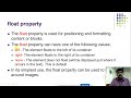CSS Float, Clear, Overflow Properties