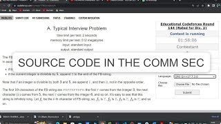 Typical Interview Problem Codeforces Solution || Problem A solution CodeForces round 144 Solution