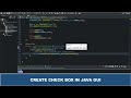 Java GUI Tutorial #20 - Checkbox in Java GUI Swing Using JCheckBox Class