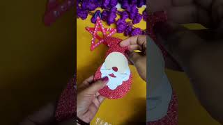 Santa Claus making with glitter #diy #glitter #santa #short