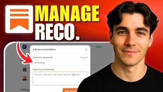 How To Manage Recommendations On Substack (Tutorial 2026)