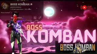 🔴BOSS KOMBAN  IS LIVE🔴🤍200K  loading📈CUSTOM ROOMS💥FFMalayalam 🔴