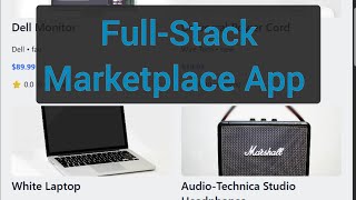 Full-Stack Marketplace App Demo (React, Node.js, PostgreSQL) | End-to-End System