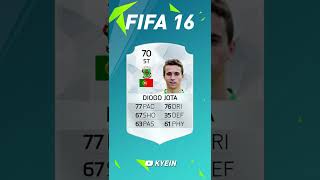 Diogo Jota - FIFA Evolution (FIFA 16 - FIFA 22)