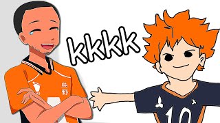 4 burros e haikyuu kkkkkkkkk