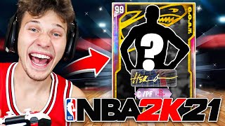 I Pulled The RAREST Card In My FIRST NBA 2K21 PACK OPENING!!