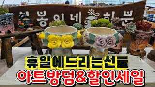 6월15일 #봉봉이네화분 #수제다육공방분 #아트방분남은아이들 덤\u0026할인행사입니다