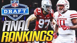 *NEW* Top 10 Players At EVERY Position In The 2019 NFL Draft | Final NFL Draft Positional Rankings