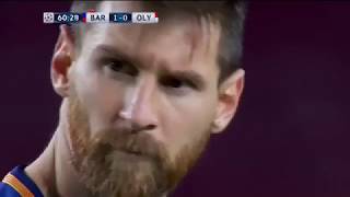 Lionel Messi AMAZING Free Kick Goal   FC Barcelona vs Olympiakos 3-0 UCL 18/10/2017 HD   YouTube