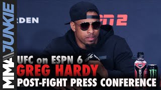 UFC Boston: Greg Hardy full post-fight press conference