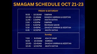 Calgary Smagam - Oct 22 Evening Program