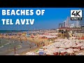 Beaches of Tel Aviv, Israel | 4K UHD Relaxing Virtual Walk