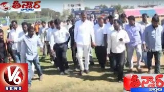 T Minister Harish Rao Fires On Contractors Over Delay Of Indoor Stadium Works | Teenmaar News