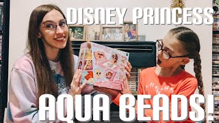 Disney princess aqua beads | vlogmas day 15 | Lockdown Life