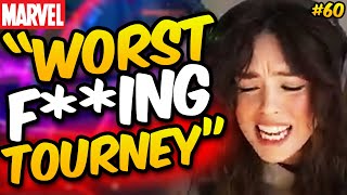 Valkyrae Crashes Out After Unfair Twitch Rivals Tournament...- Marvel Rivals Funny Moments #60