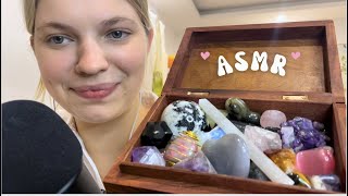 ASMR Crystal Collection (dusting \u0026 tapping my crystals)