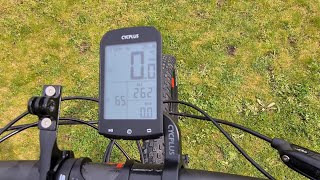 CYCPLUS M1 GPS Cycling Computer & Z2 Out Front Mount plus C3 Cycling Speed Sensor & Cadence Sensor