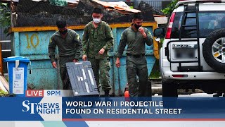 WWII projectile found on residential street in S'pore | ST NEWS NIGHT