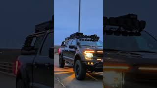 Glass watermelon light on a pickup truck. Alpha Series Lighting Glass is Class watermelon lights