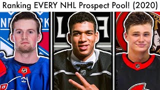 Ranking EVERY NHL Prospect Pool! (Top 31 Hockey Prospects & Lafreniere/Byfield 2020 Draft Talk)