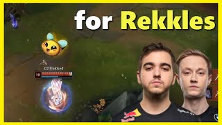 G2 Flakked bms Upset with Rekkles Emote