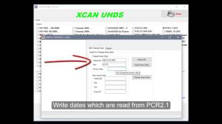 The coding of the ECU PCR 2.1 to the car