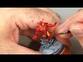 painting invincible iron man in comic style 🎨 marvel crisis protocol painting tutorial