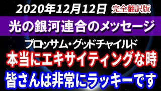 【完全翻訳版】2020年12月12日　ブロッサム・グッドチャイルド経由　～光の銀河連合からのメッセージ～地球を再起動するという事は・・・一度プログラムを解除して、光の...