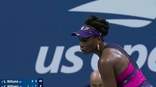 Serena Williams overcomes ankle injury, beats sister Venus in US Open third-round match