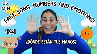 Face Song, Emotions, Paint and more! All in Spanish with Miss Nenna the Engineer | Spanish For Minis