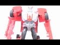 TRANSFORMERS PRIME CYBERVERSE RATCHET TOY REVIEW!!...