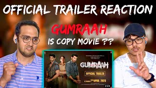 Gumraah (Official Trailer Reaction) Aditya Roy Kapur, Mrunal Thakur | Vardhan Ketkar | Murad K
