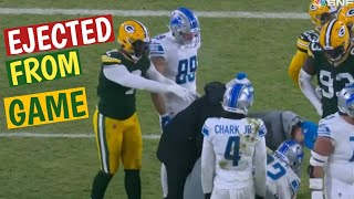 Packers' Quay Walker EJECTED for Shoving Lions Medical Staffer