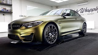 Creating the Golden Black BMW M4!