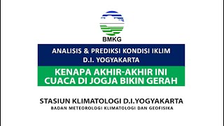 🔴LIVE Bersama BMKG Yogyakarta | Kenapa akhir-akhir ini cuaca di Jogja bikin gerah