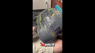 Satisfying Helmet Unmasking #shorts #customhelmet #helmetpainting