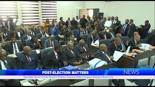 Edo State Governorship Election Petition Tribunal Holds Inaugural Sitting In Benin City