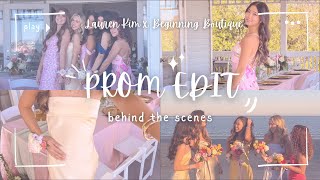 LAUREN KIM X BEGINNING BOUTIQUE PROM EDIT BEHIND THE SCENES 💐🙌🏼🪩