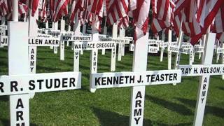 Smyth County Memorial Day Display in Marion, VA